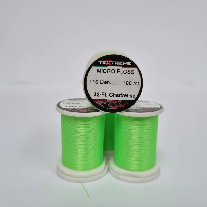 TEXTREME Micro Floss 110 Den in 33-Fl.Chartreuse